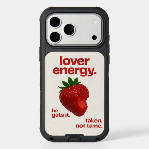 Strawberry Bite iPhone Cover Funny Girlfriend Gift