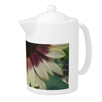 Strawberry Blonde Sunflower Teapot