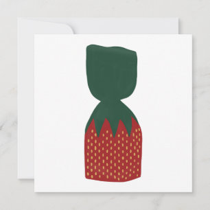 Strawberry Bon Bons Candies Invitation