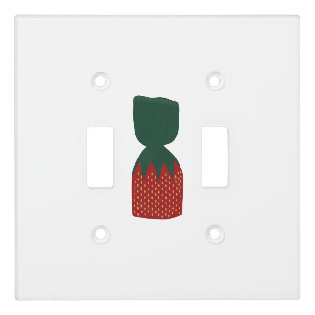 Strawberry Bon Bons Candies Light Switch Cover (Front)