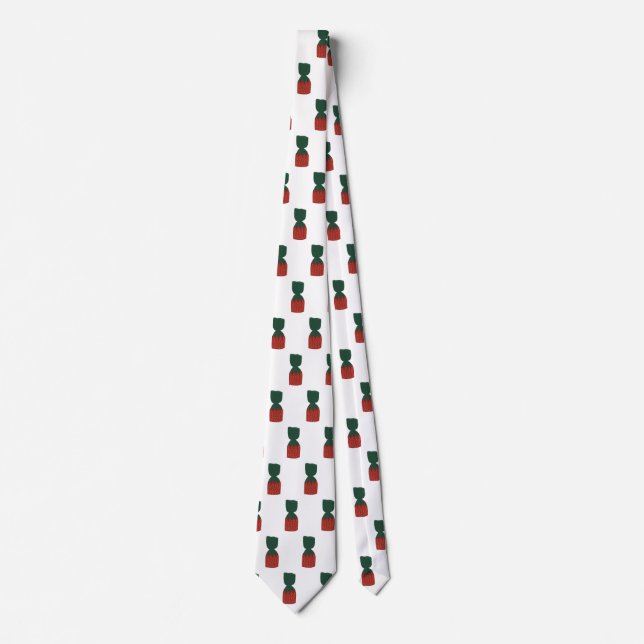Strawberry Bon Bons Candies Neck Tie (Front)