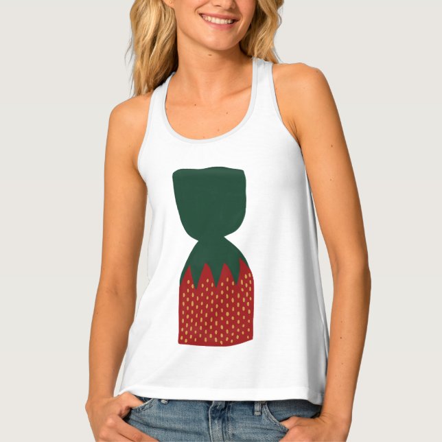 Strawberry Bon Bons Candies Tank Top (Front)