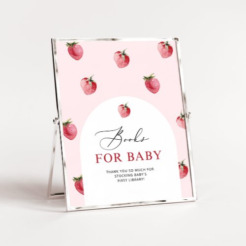 Strawberry books for baby sign