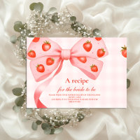 Strawberry Bow Bridal Shower