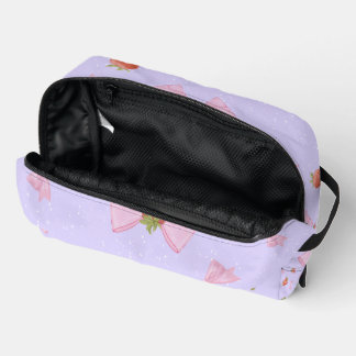 Strawberry Bow Dopp Kit