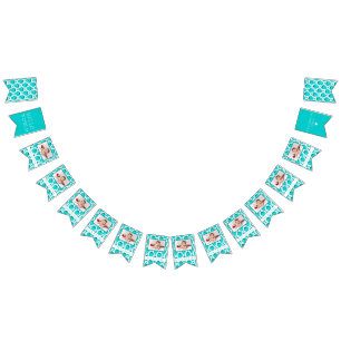 Strawberry Boy First Birthday Milestones Photos Bunting Flags