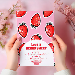 Strawberry Bridal Shower Invitation