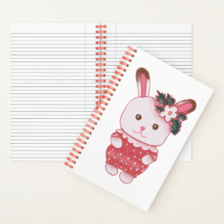 Strawberry Bunny Notebook
