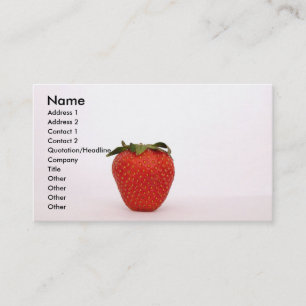 Strawberry Business Card