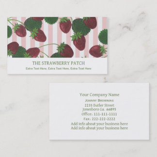 Strawberry Business Card