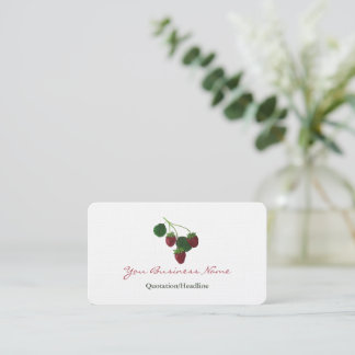 Strawberry  business card