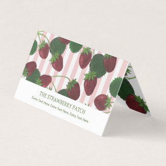 Strawberry Business Card
