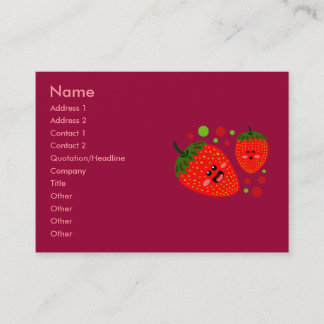 Strawberry Business Cards