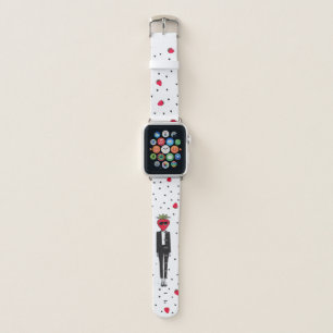 Strawberry Business Lady – Elegant Funny Apple Wat Watch Band