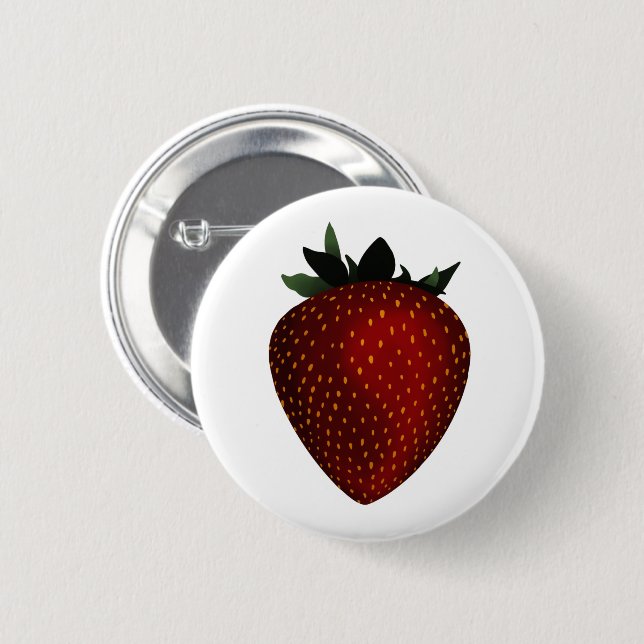 strawberry button (Front & Back)
