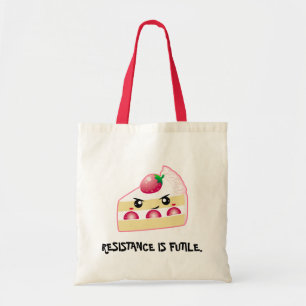 Strawberry Cake: Resistance (customizable!) Tote Bag