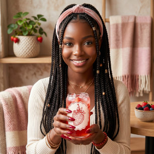 Strawberry Can Glass