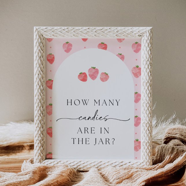 Strawberry Candies Party Sign (Creator Uploaded)