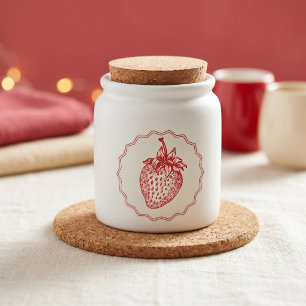 Strawberry Candy Jar