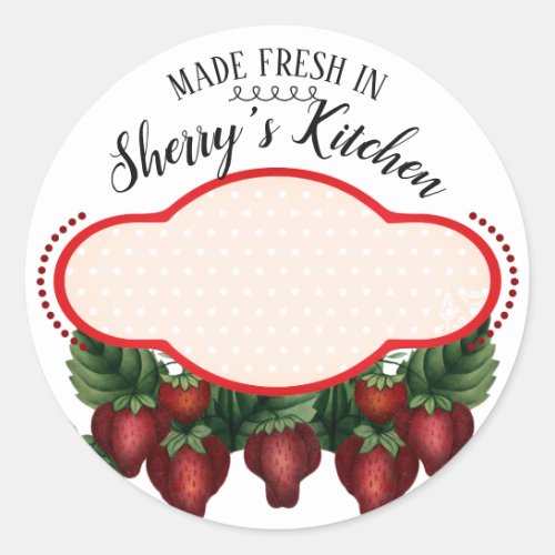 strawberry canning from the kitchen of sticker