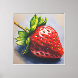 strawberry canvas print