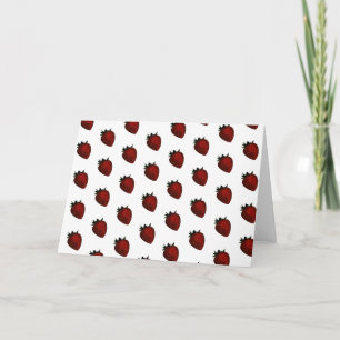strawberry card