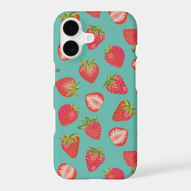 Strawberry Case-Mate iPhone Case (Back)