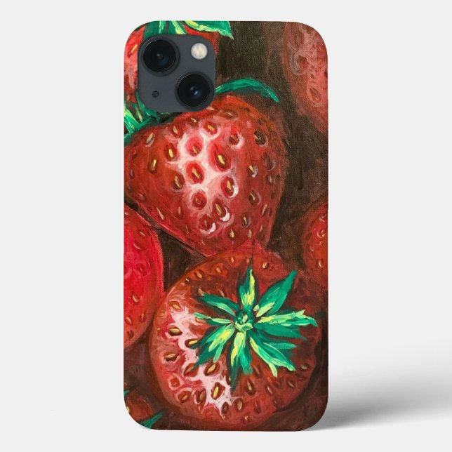 Strawberry Case-Mate iPhone Case (Back)