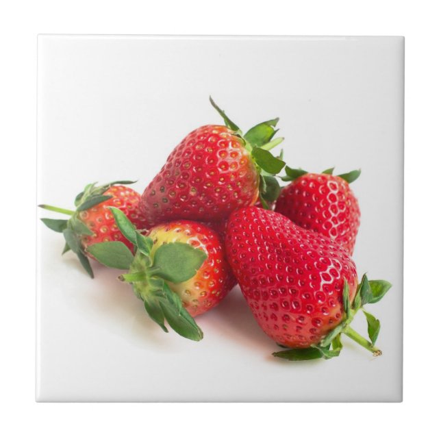 Strawberry Ceramic Tile (Front)