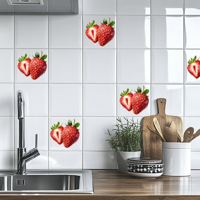 Strawberry  ceramic tile (Creator Uploaded)