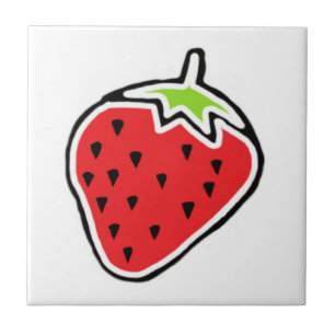 Strawberry Ceramic Tile
