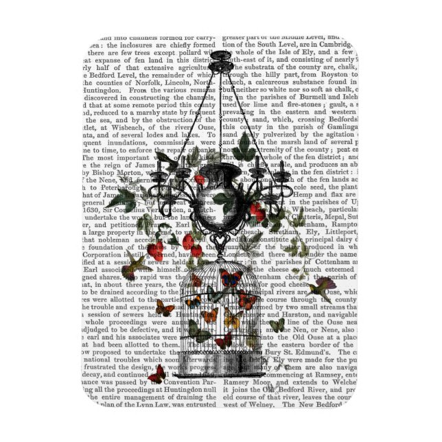 Strawberry Chandelier Magnet (Vertical)