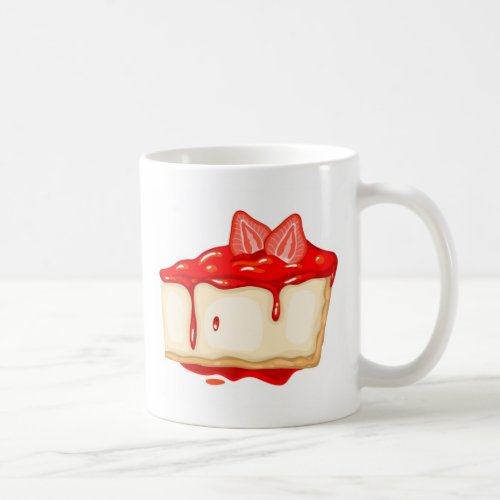Strawberry Cheesecake delicious cake Coffee Mug