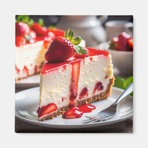 Strawberry Cheesecake Magnet