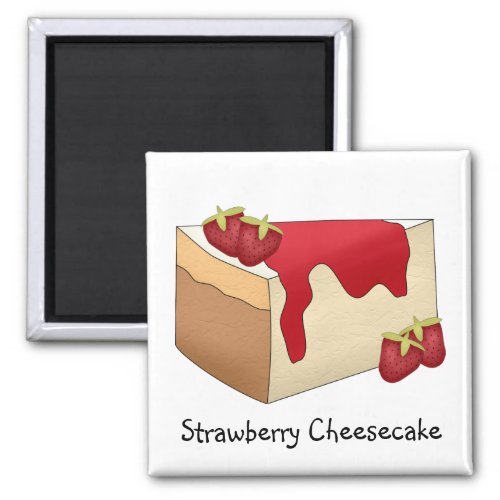 Strawberry Cheesecake Magnet