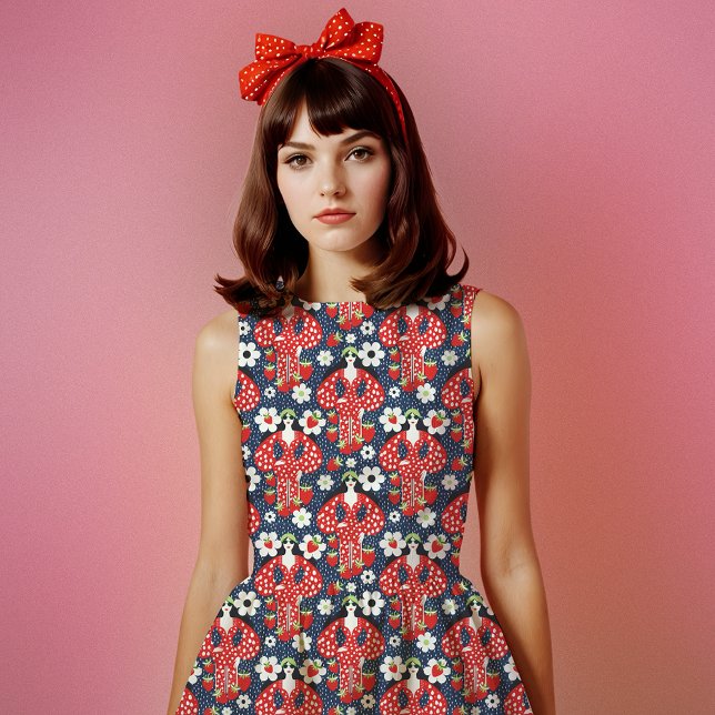 Strawberry Chic Fabric (Creator Uploaded)