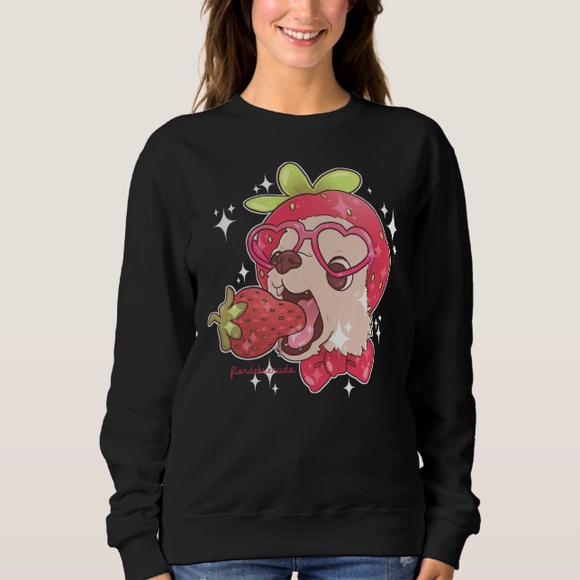 Strawberry Chihuahua Sweatshirt (Front)