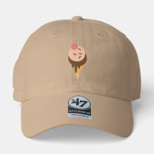 strawberry Chocolate Ice Cream Scoop Cone 47 Brand Hat