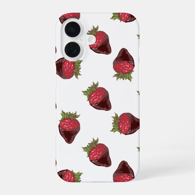 Strawberry Chocolate iPhone Case (Back)