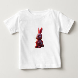 Strawberry-Coated Rabbit in a Golden Hour Garden Baby T-Shirt