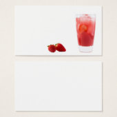 Strawberry cocktail (Front & Back)