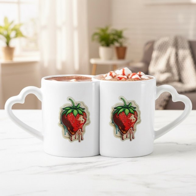 Strawberry Coffee Mug Set (Creator Uploaded)