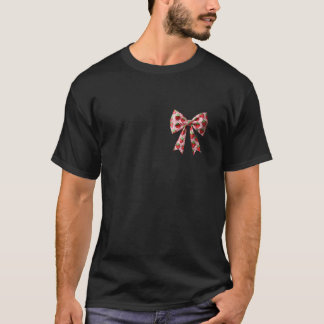 Strawberry Coquette Bow Berry Fruit mama mom T-Shirt