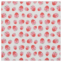 Strawberry Coquette Print Fabric