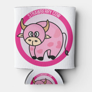 Strawberry Cow Costume Cute Design Ideas Cartoon Can Cooler