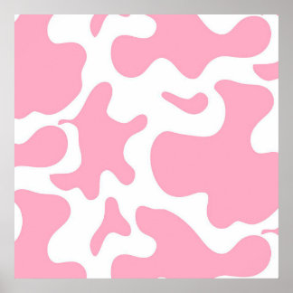 Strawberry Cow | funny cow canvas Poster