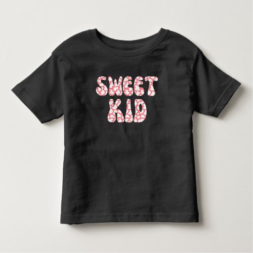  Strawberry Cow Print Pattern Sweet Kid Matching Toddler T_shirt