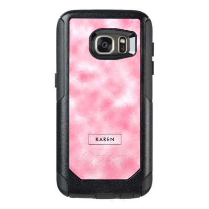 Strawberry &amp; Cream Modern Abstract Background OtterBox Samsung Galaxy S7 Case