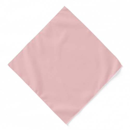 Strawberry Cream Solid Color Print Pastel Pink Bandana