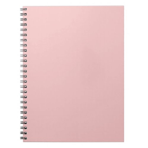 Strawberry Cream Solid Color Print Pastel Pink Notebook